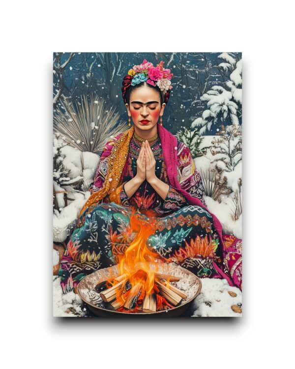 A6 Ansichtkaart - Frida Kahlo: Campfire