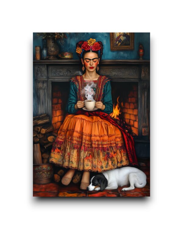 A6 Ansichtkaart - Frida Kahlo: Cosyness