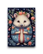 A6 Ansichtkaart - Cosy Forest: Egel
