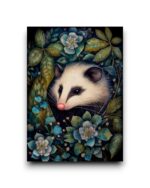 A6 Ansichtkaart - Midnight Animals: Opossum