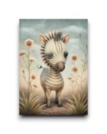 A6 Ansichtkaart - Savanna Animals: Zebra