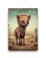 A6 Ansichtkaart - Savanna Animals: Hyena