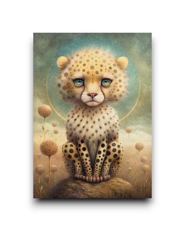 A6 Ansichtkaart - Savanna Animals: Cheeta