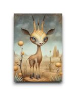 A6 Ansichtkaart - Savanna Animals: Antiloop