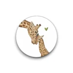 Sluitsticker los - Giraffen liefde