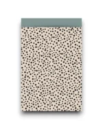 Cadeauzakje - Black Dots beige