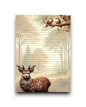 A5 Schrijfblok - Forest animals