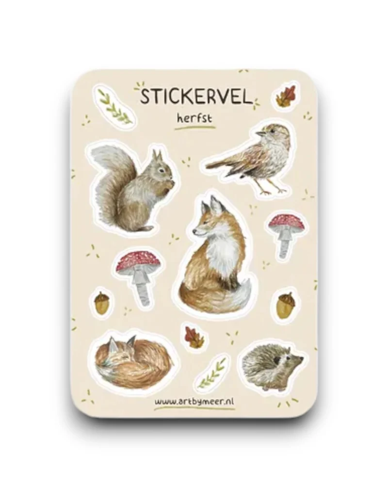 Stickervel - Herfst
