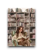 A6 Ansichtkaart - Cosy reading