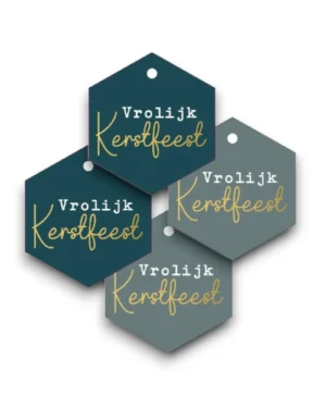 Cadeaulabels - Vrolijk kerstfeest!
