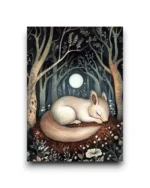 A6 Ansichtkaart - Sleepy Woodlands: Eekhoorn