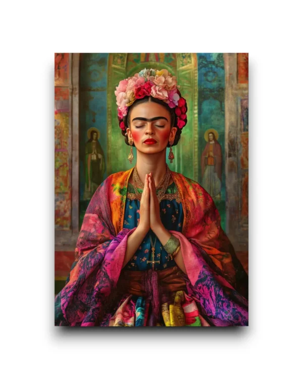 A6 Ansichtkaart - Frida Kahlo: Pray