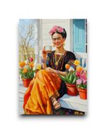 A6 Ansichtkaart - Frida Kahlo: Sitting at the Porch