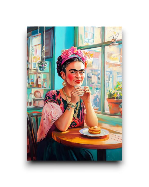 A6 Ansichtkaart - Frida Kahlo: Breakfast time