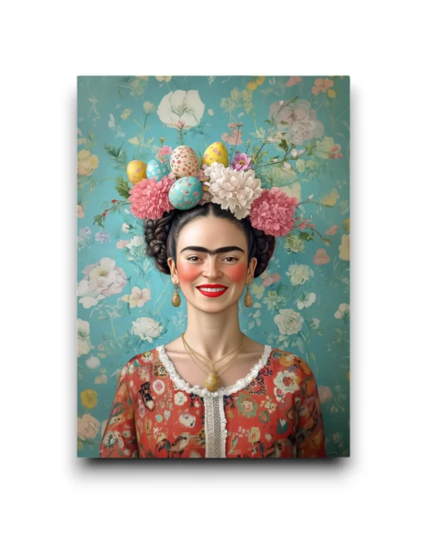 A6 Ansichtkaart - Frida Kahlo: Happy Easter