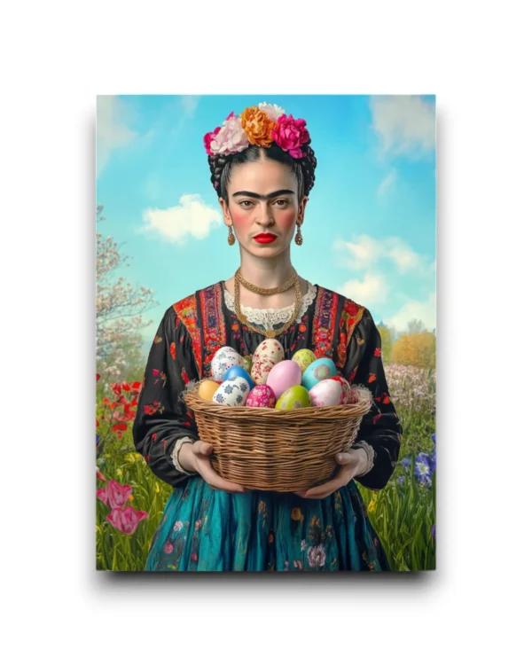 A6 Ansichtkaart - Frida Kahlo: Easter eggs