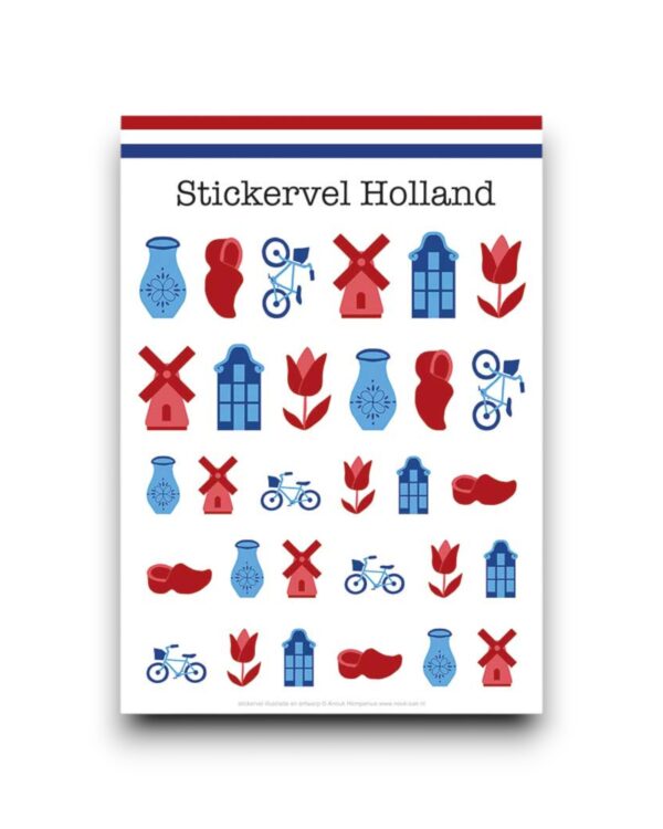 Stickervel A5 - Holland