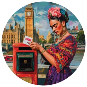 Sluitsticker - Frida Kahlo: Mailbox