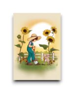 A6 Ansichtkaart - Harvesting Sunshine