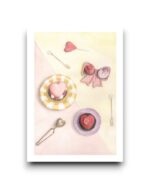 A6 Ansichtkaart - Love pattisserie