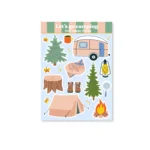 Stickervel - Lets go camping