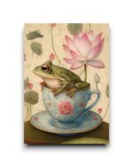A6 Ansichtkaart - Animal tea time: pad
