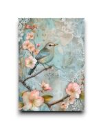 A6 Ansichtkaart - Blue Blossom: Melody of Blossoms