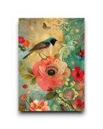 A6 Ansichtkaart - Floral Ladies: Vintage