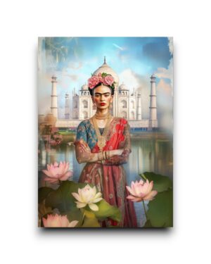 A6 Ansichtkaart - Frida Kahlo: India