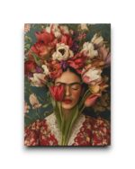 A6 Ansichtkaart - Frida Kahlo: Tulip Reverie