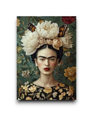 A6 Ansichtkaart - Frida Kahlo: Crowned by Nature