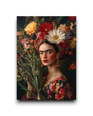 A6 Ansichtkaart - Frida Kahlo: Floral Legacy