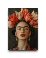 A6 Ansichtkaart - Frida Kahlo: Tulip Majesty
