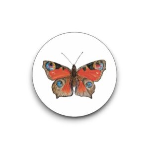 Sluitsticker - Rode vlinder