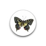 Sluitsticker - Gele vlinder