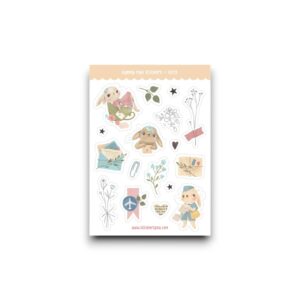Stickervel - Bunny Mail