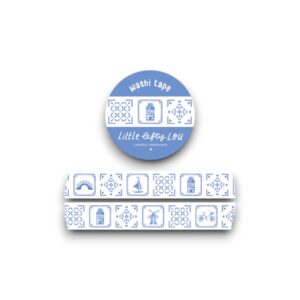 Washitape - Delfts Blauwe Tegels