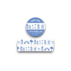 Washitape - Delfts Blauw Iconen