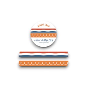 Washitape - Nederlandse Vlag & Oranje doodle (set 2 stuks)