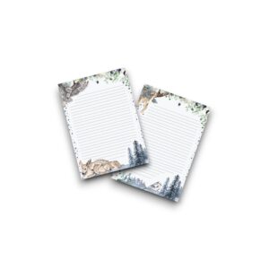 A5 Schrijfblok - Winter forest