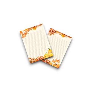 A5 Schrijfblok - Herfstvosjes