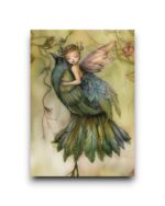 A6 Ansichtkaart - Birds & Fairies: Hugs