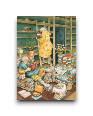 A6 Ansichtkaart - Samen lezen