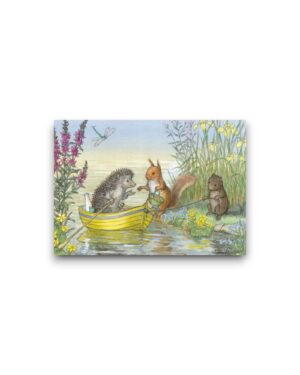 A6 Ansichtkaart - A trip on the river