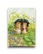 A6 Ansichtkaart - ‘The Guinea Pig Shoppers’