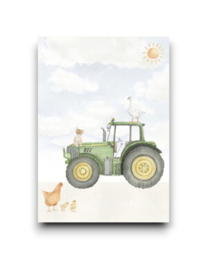 A6 Ansichtkaart - Boerderijdieren