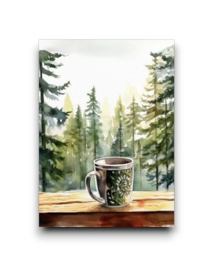 A6 Ansichtkaart - Coffee & Nature