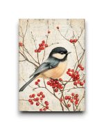 A6 Ansichtkaart - Koolmees