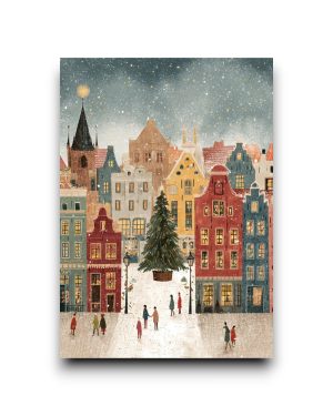 A6 Ansichtkaart - Christmas Village: No. 6