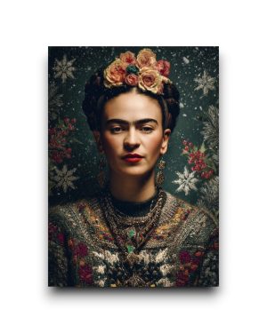 A6 Ansichtkaart - Frida Kahlo: Frost & Flowers